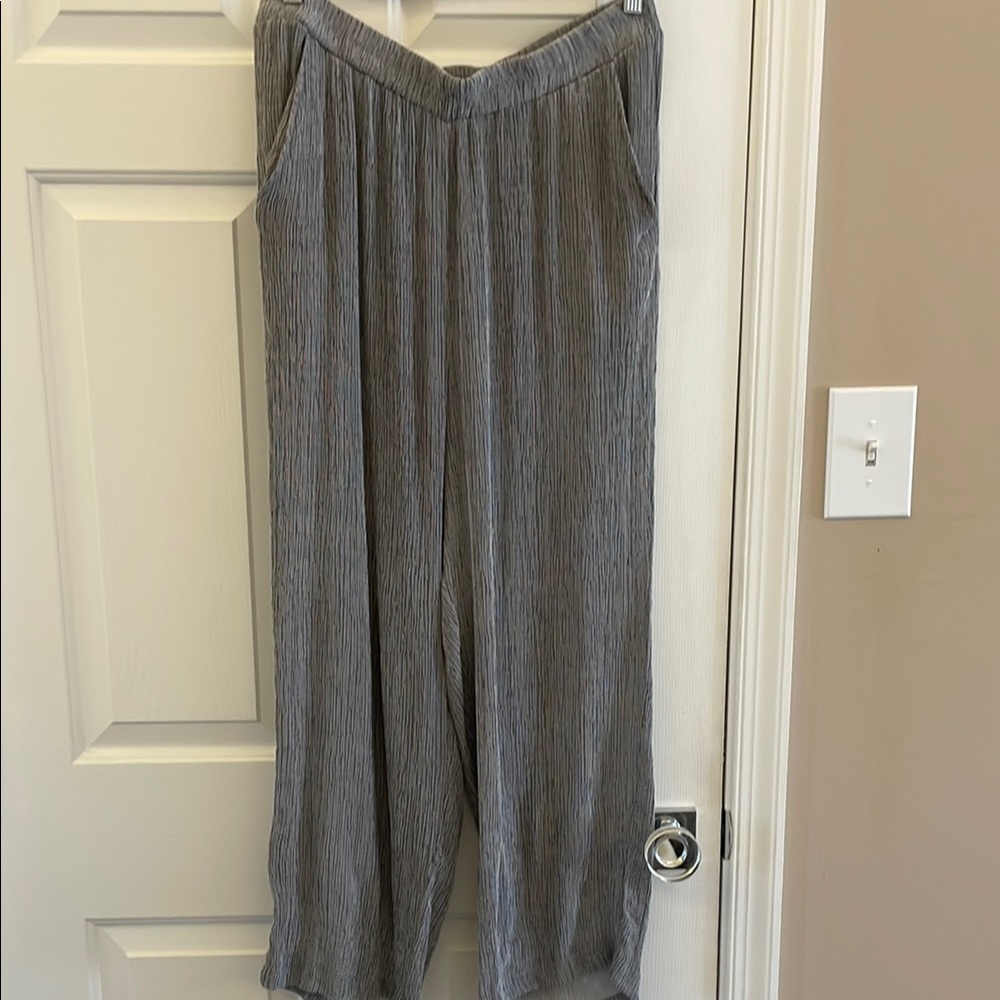 Gray Wide Leg Pants